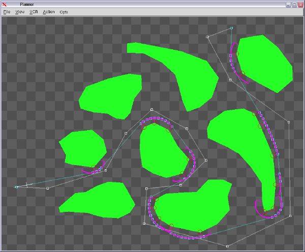 Landmark-Based Motion Planning for Bikes